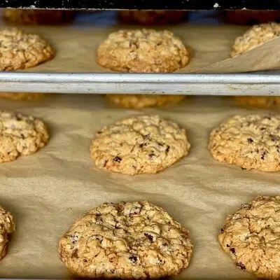 oatmeal cherry chocolate chip w. almonds cookies