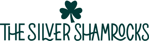 the silver shamrocks stacked horizontal logo