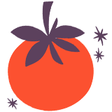 ss tomato icon with sparkle